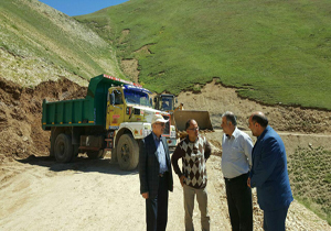 کيلومتر باقي مانده مسير ماسال به گيلوان در حال آسفالت