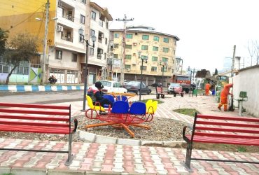 پيشرفت پروژه پارک محله شهيد احتشامي