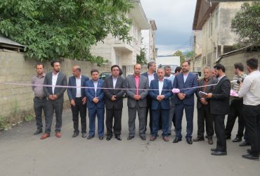 افتتاح پروژه آسفالت معابر سطح شهر در هفته دولت