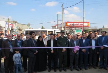 افتتاح پروژه آسفالت معابر شهری