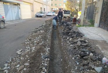 اجرای پروژه جمع آوری و هدایت آب های سطحی