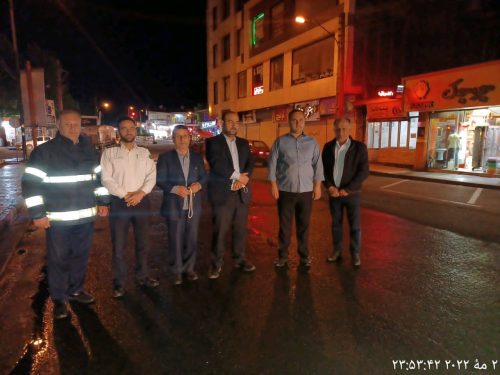 شستشوی معابر سطح شهر جهت استقبال از عید سعید فطر