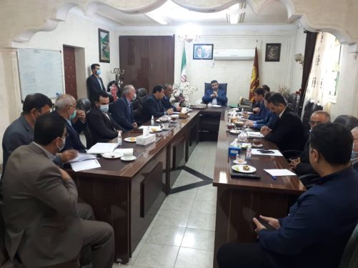 نشست مشترک شهرداری و ادارات ذیربط در امور شهری با حضور دکتر حسن محمد یاری