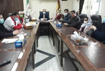 دیدار سرپرست هلال احمر شهرستان با شهردار و شورای شهر
