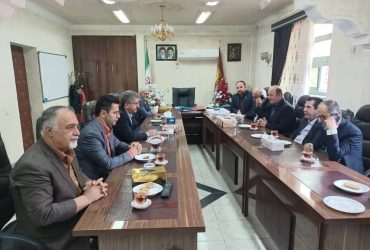 دیدار رئیس اتاق تعاون و هیئت رئیسه اتاق تعاون وبازرسین واعضای مجمع نمایندگان اتاق تعاون با مهندس عليزاده شهردار ماسال