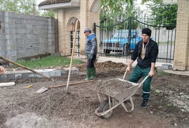 آغاز عملیات محوطه‌سازی ورودی آرامستان شهر ماسال