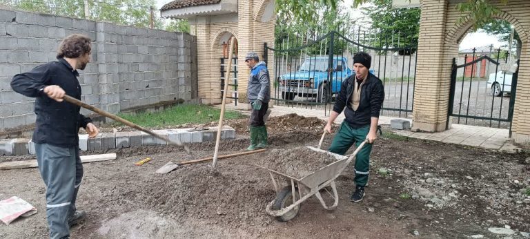 آغاز عملیات محوطه‌سازی ورودی آرامستان شهر ماسال