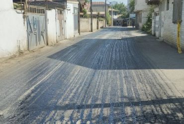 اجرای عملیات روکش آسفالت خیابان شهید شیرازی