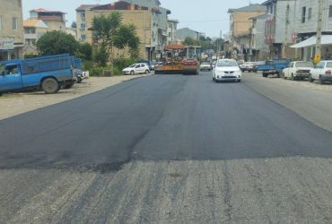 اجرای عملیات روکش آسفالت خیابان لوحه‌سرا