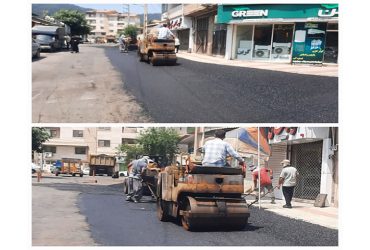 تکمیل روکش آسفالت خیابان جنب اداره آموزش و پرورش شهرستان ماسال