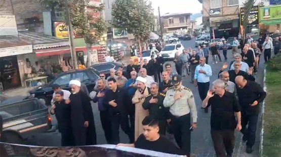 شور حسینی در قلب ماسال؛ خروش بازاریان در سوگ سید و سالار شهیدان